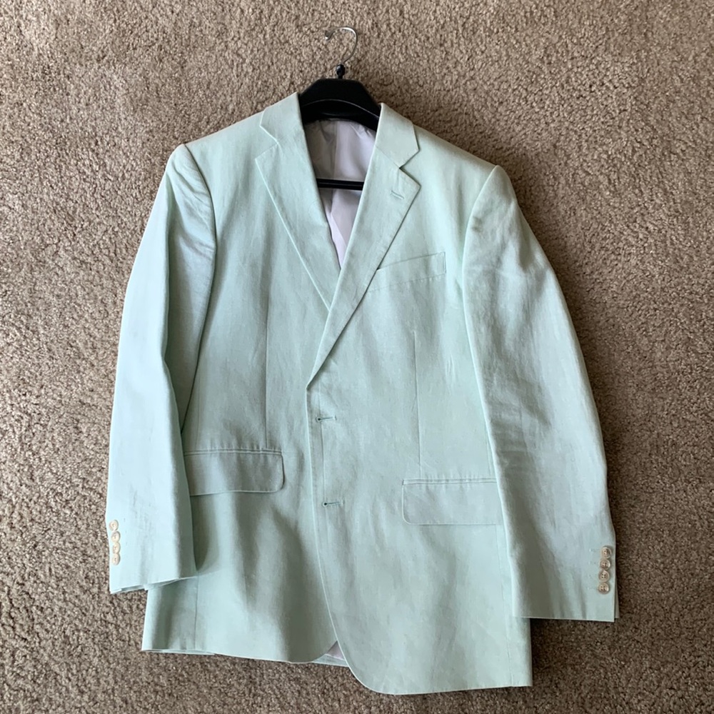 Teal Suit Jacket - Easter
